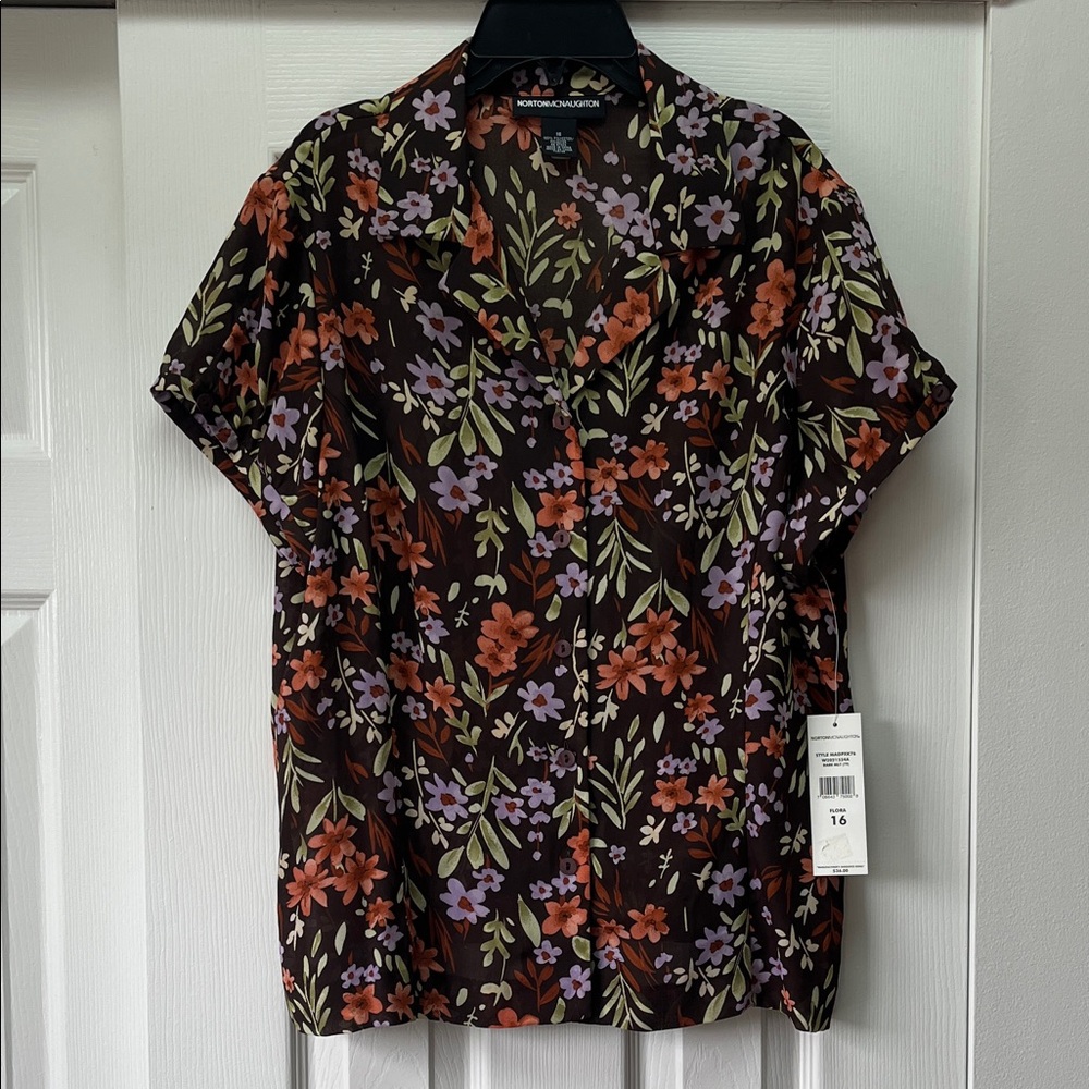 NWT Norton McNaughton Blouse